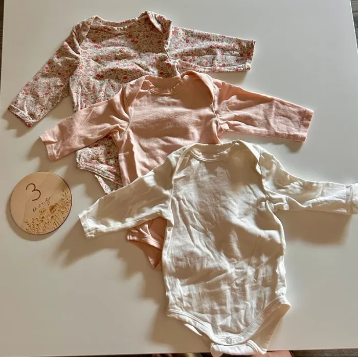 Lot de 3 bodys filles