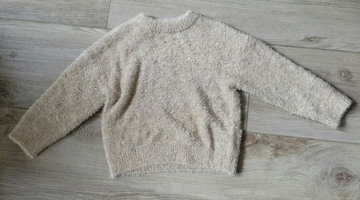 Ensemble pull doré et pantalon coupe Cargo taille 4 ans - photo numéro 2