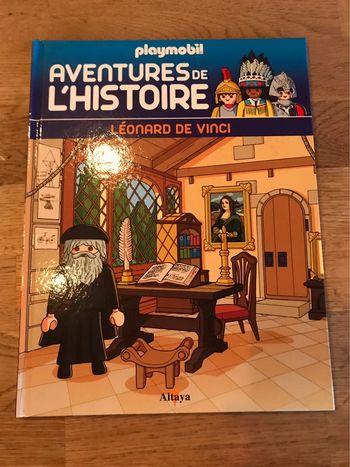 Livre Playmobil Aventures de l’histoire Numéro 55 Léonard de Vinci