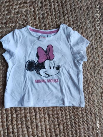 Tee shirt Minnie bébé fille 6 mois