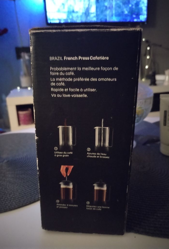 Cafetière à piston 8 tasses "Bodum Brazil" neuve - photo numéro 9