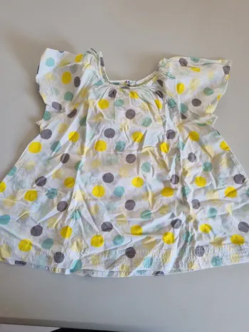 Blouse a pois
