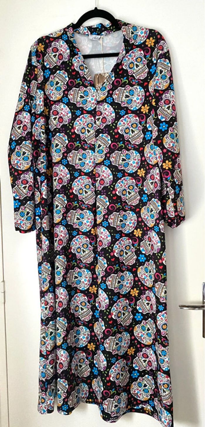 Robe Longue Imprimée Taille Unique