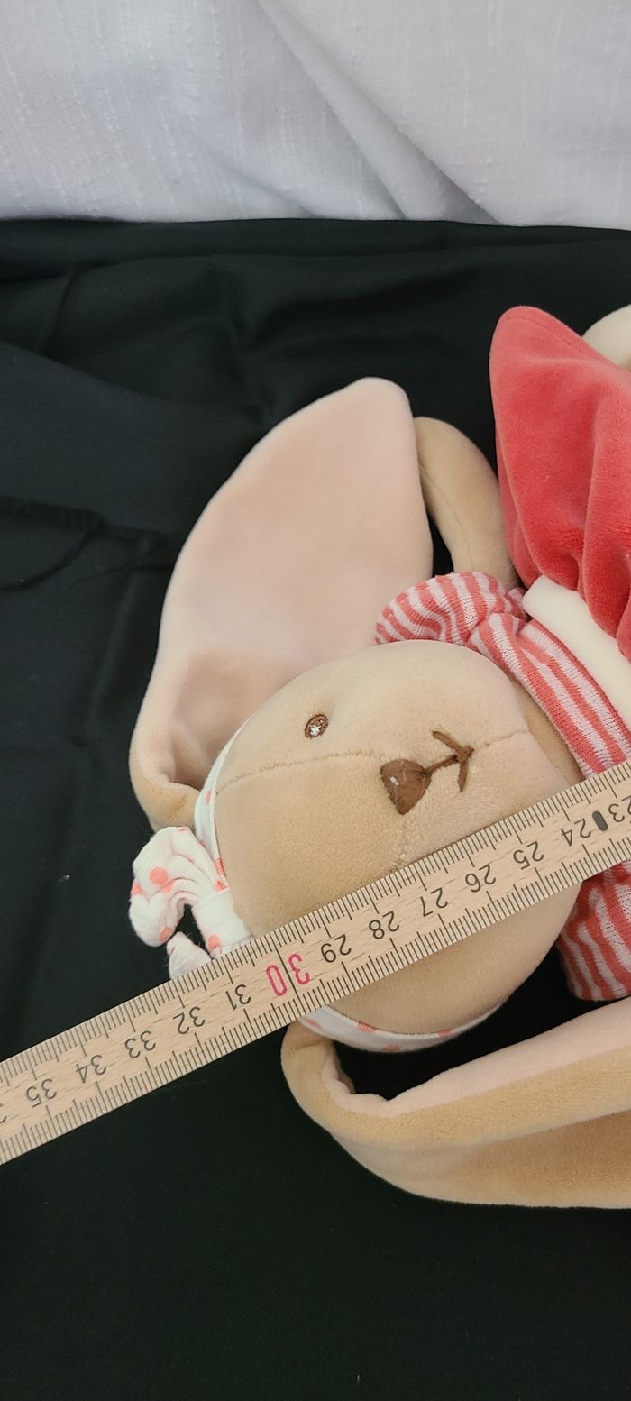 Peluches Bukowski - Lapine Bunny Sisters rose foncé - photo numéro 3