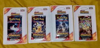 Artset de 4 Blister Pokémon Étincelles Déferlante EV8 - FR