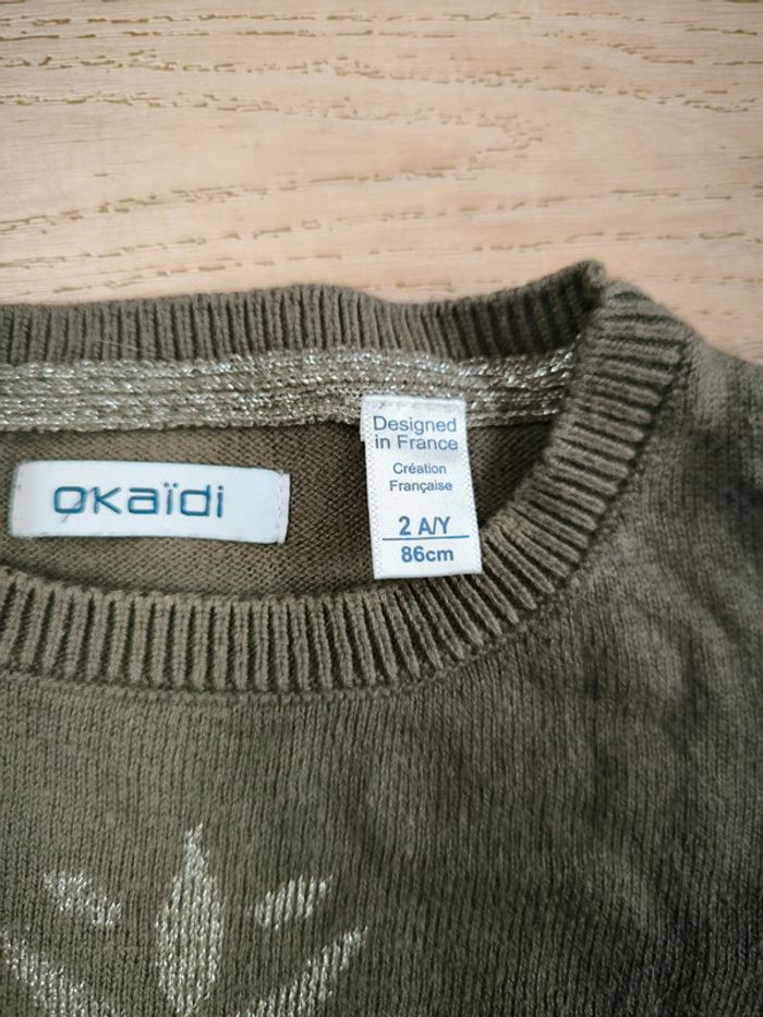 Pull fin Okaïdi 2ans - photo numéro 3