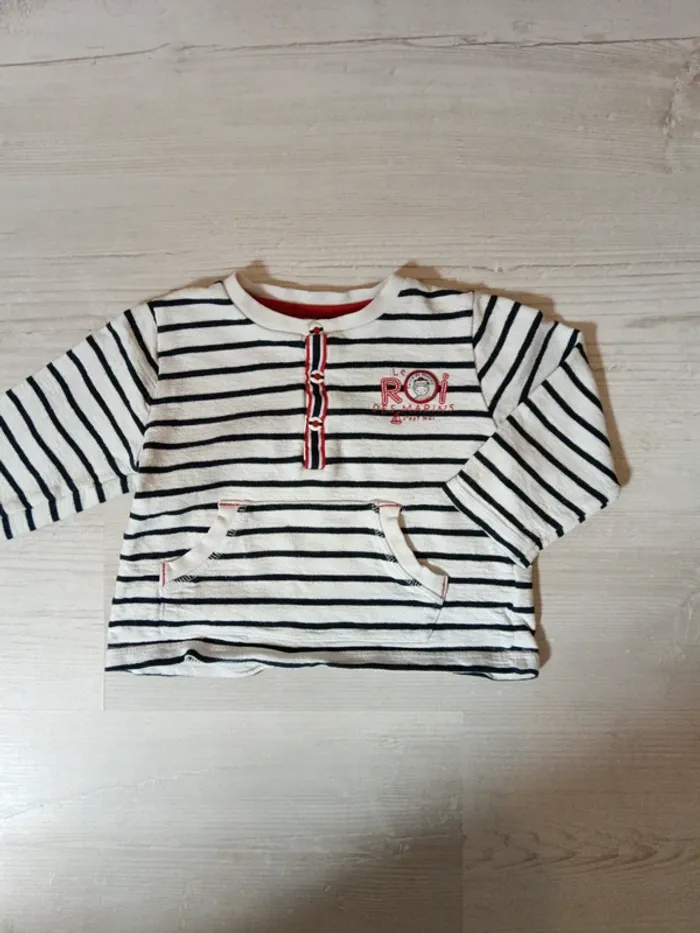 Pull léger Terre de Marins 81cm 18mois