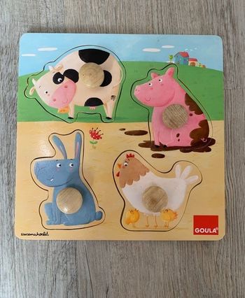 Puzzle éveil en bois