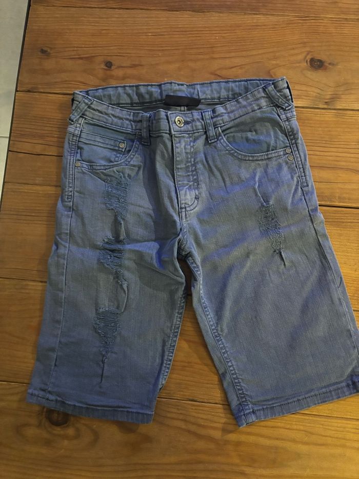 Short en jean bleu 14 ans - photo numéro 1