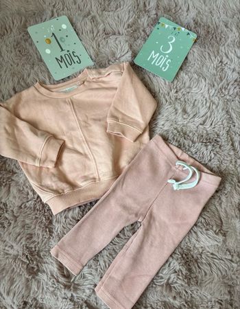 Ensemble bébé fille 1-3 mois