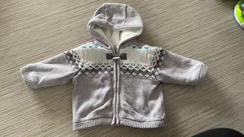 Gilet obaibi 9 mois doublé polaire