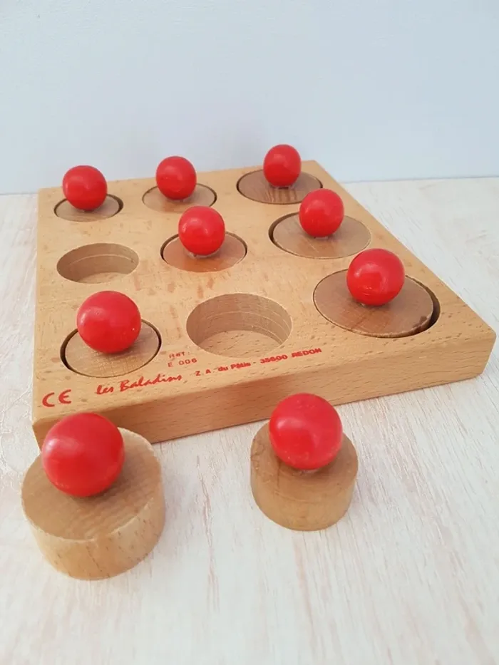 Puzzle encastrement en bois, forme et hauteur Les Baladins - photo numéro 12