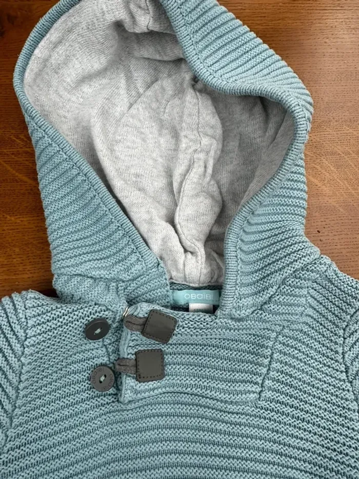 Pull bleu ciel Obaibi 18 mois - photo numéro 5