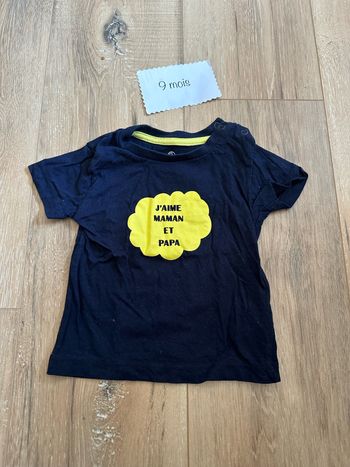 T shirt 9mois