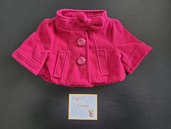 Manteau fille 3 mois