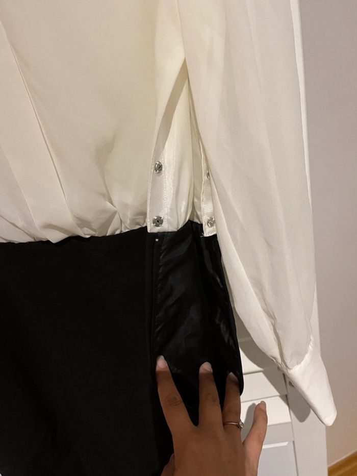 Robe chic soirée fête h&m bi matière neuve 38 - photo numéro 2