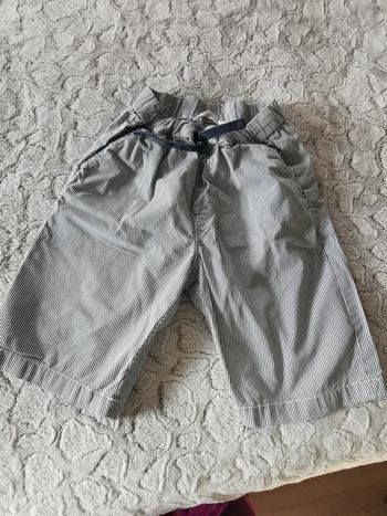 Short bermuda à rayures bleues en coton H&M 9-10 ans