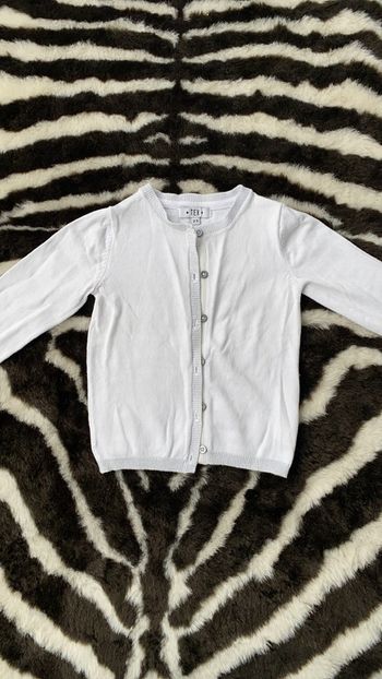 Gilet blanc taille 2-3 ans