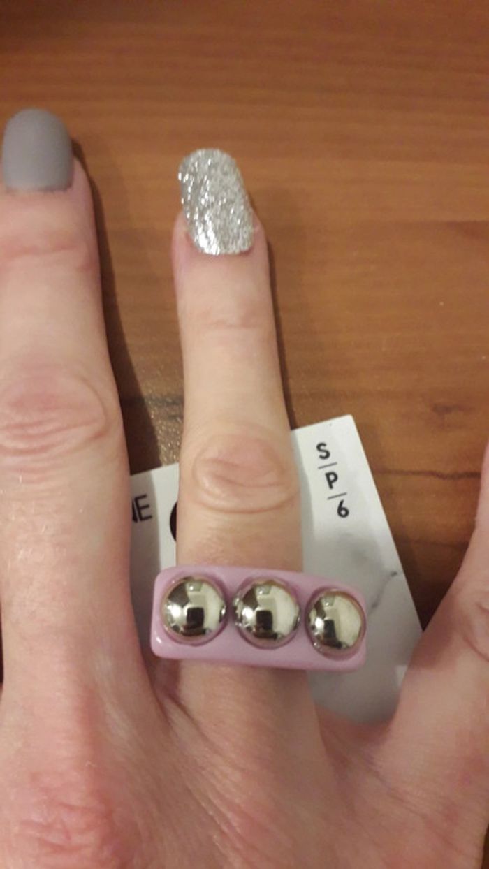 Bague mauve rose Ardène