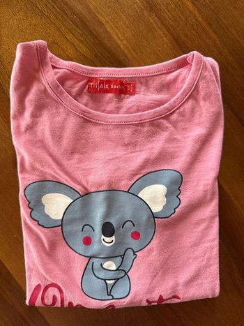 Teeshirt 10 ans koala manches longues