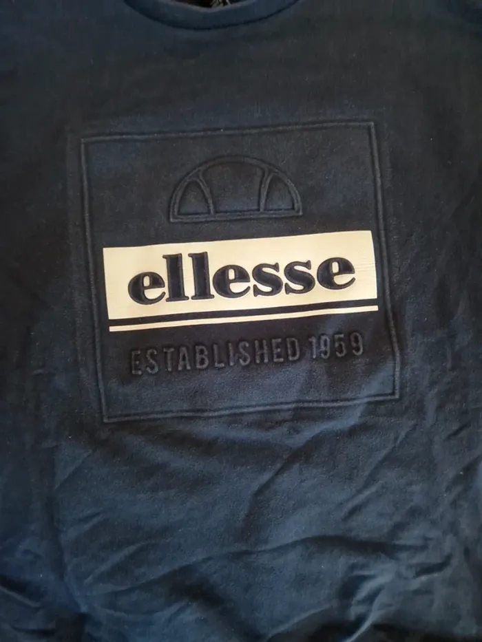 Sweat ellesse bleue - photo numéro 2