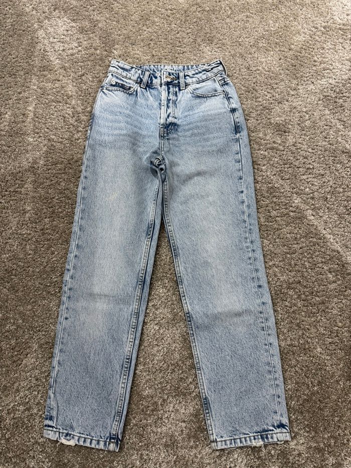 Jeans taille haute straight
