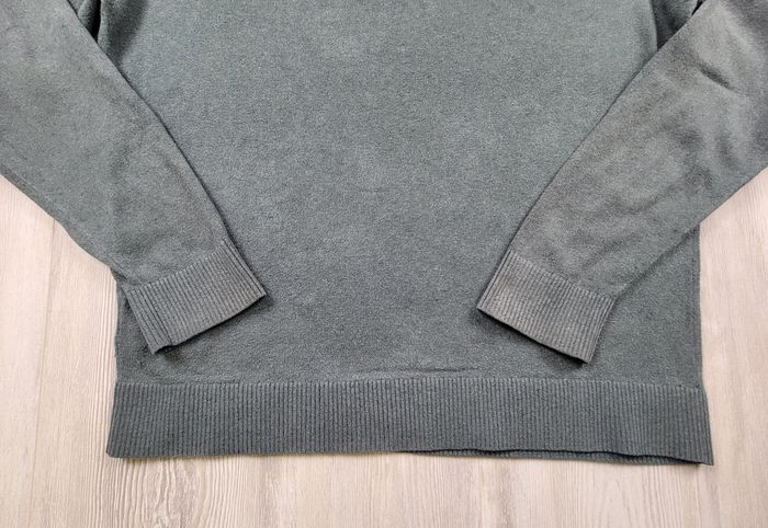 Pull vert foncé Tommy Hilfiger – col V – coton/cachemire – taille XL – excellent état - photo numéro 7