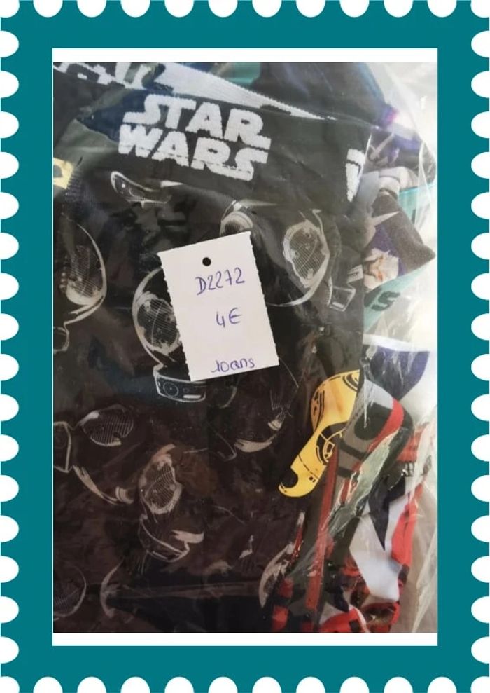 D2272 - lot de 5 boxers 10 ans - photo numéro 7