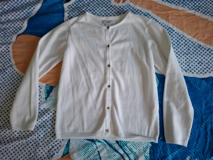 Gilet blanc LH 10 ans