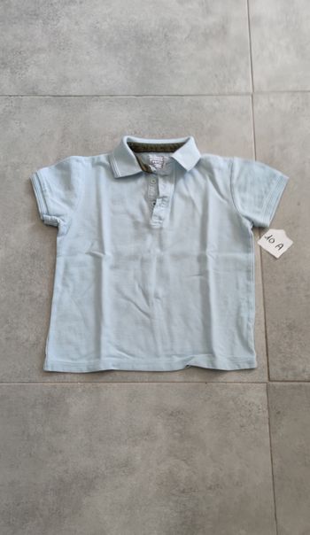 Polos bleu ciel garçon 10 ans