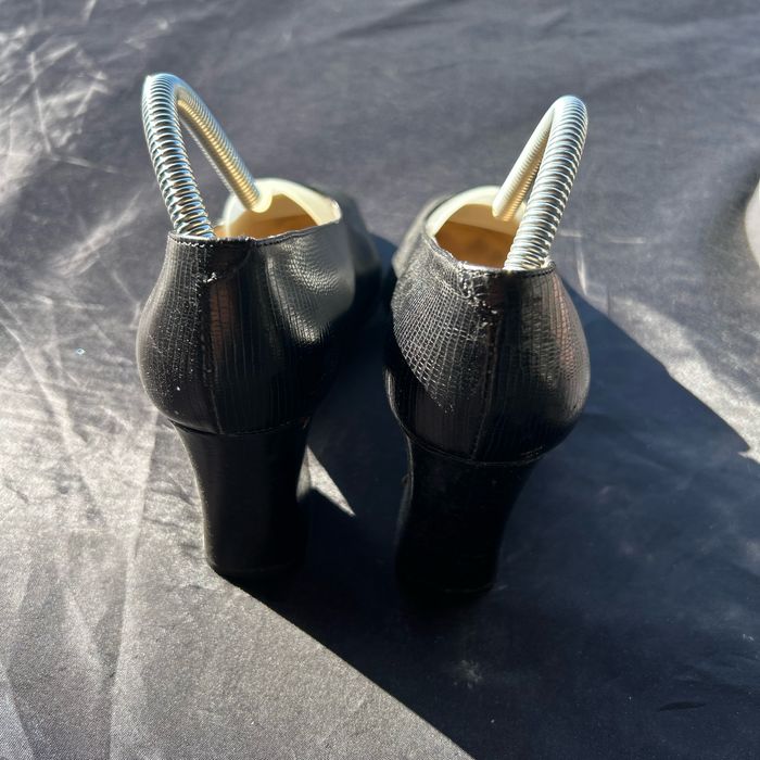 Superbe escarpins en cuir de veau - photo numéro 3