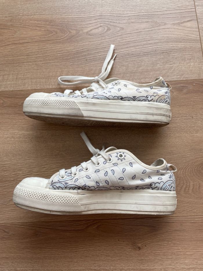Baskets blanches crème Adidas Niza 42 - photo numéro 8