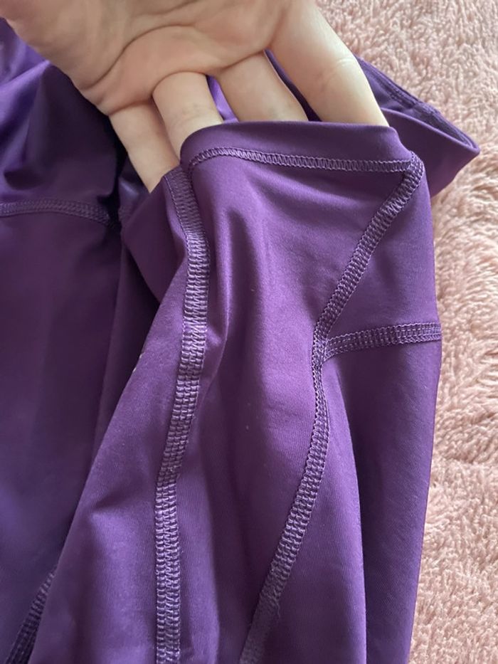 Legging de sport domyos violet - photo numéro 3