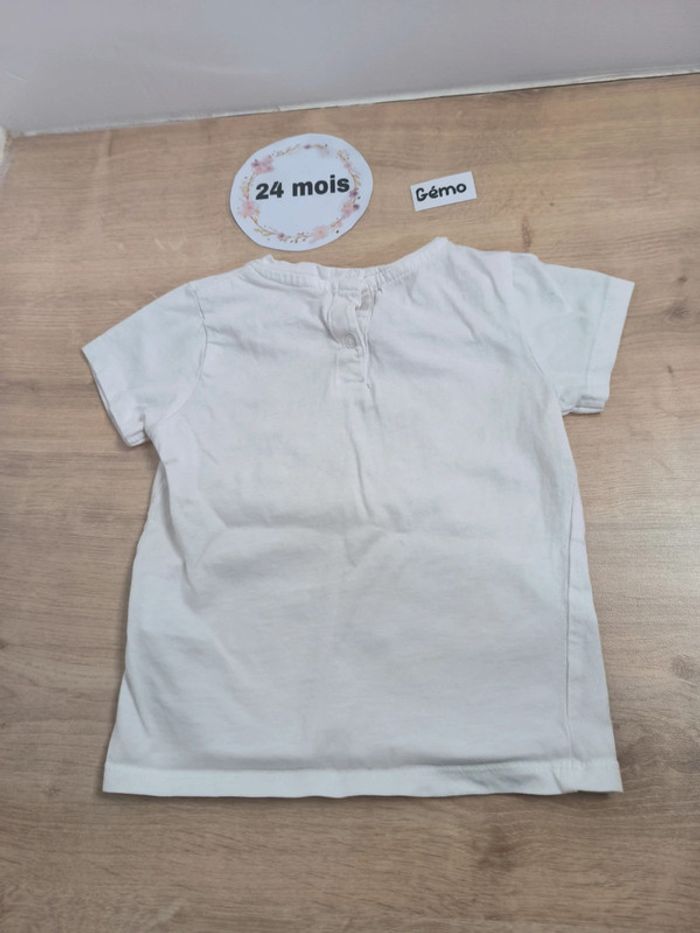 Lot 3 t-shirts manches courtes 24 mois - photo numéro 3