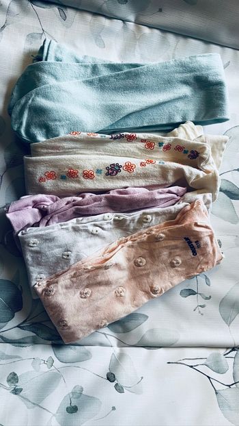 Lot de 5 collants fins (la plupart neufs)