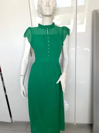 Robe élégante verte