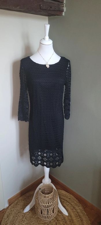Jolie robe noir Lulu Love en dentelle Taille S