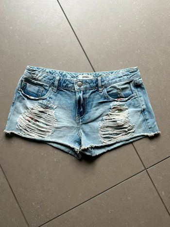 Short court jean destroy pimkie XS