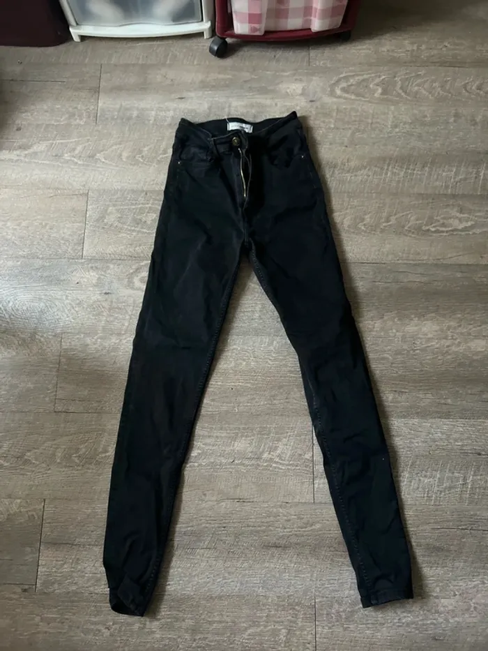 Jeans skinny taille haute