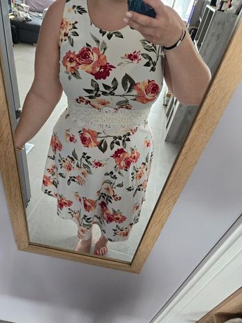Robe à fleures