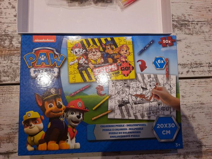 Puzzle pat patrouille à colorier Neuf - photo numéro 2