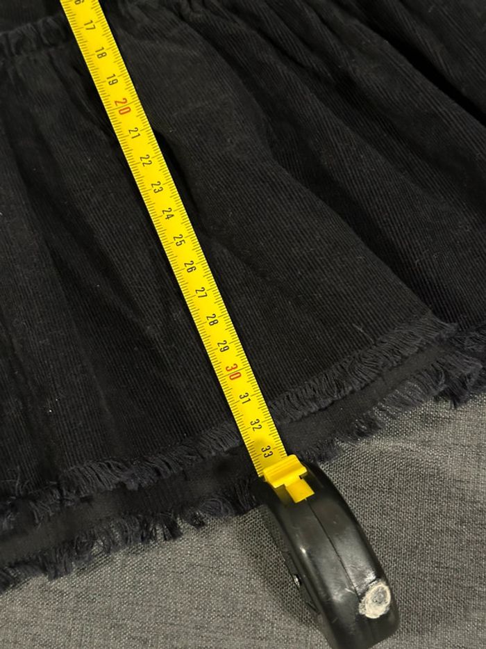 Mini Jupe en Velours Noir Taille 36/38 - photo numéro 7
