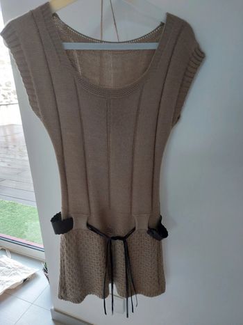 Robe tunique avec ceinture