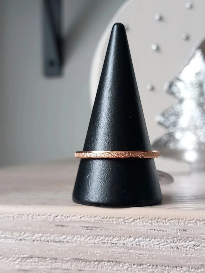 Bague en acier inoxydable taille 19 (61) - photo numéro 3