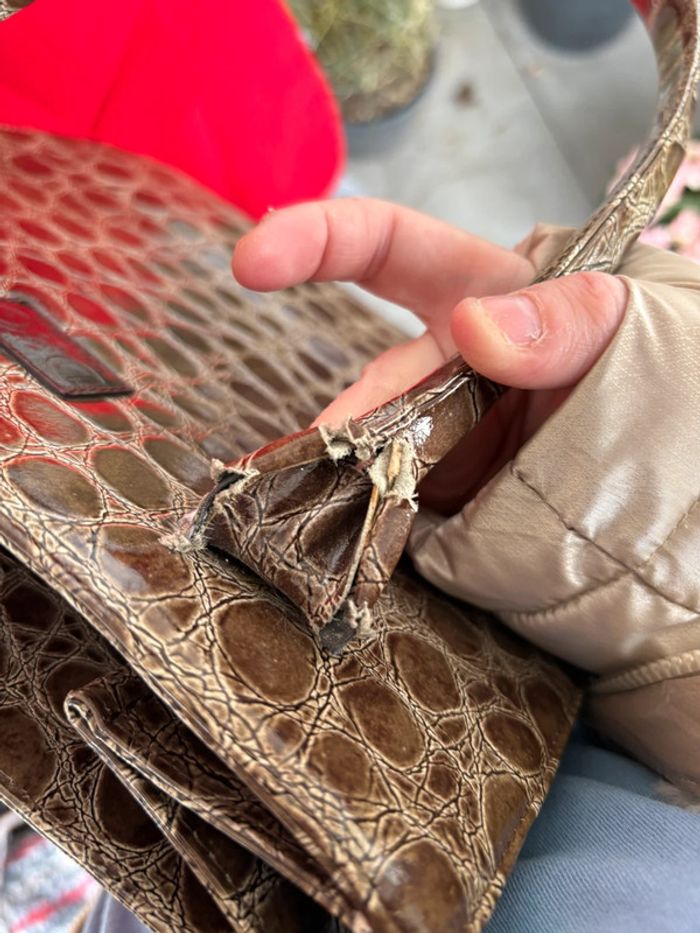 Sac dolce & gabbana motif serpent (bon état / voir descriptif) - photo numéro 8