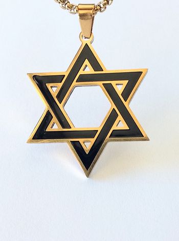 Chaîne + pendentif religieux