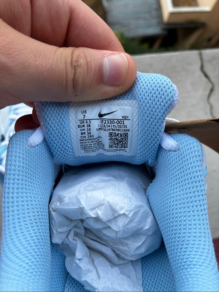Nike V5 RNR Football Grey/Psychic Blue - photo numéro 4