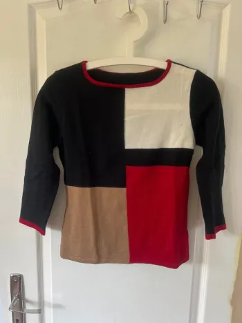 Pull manches 3/4 en laine