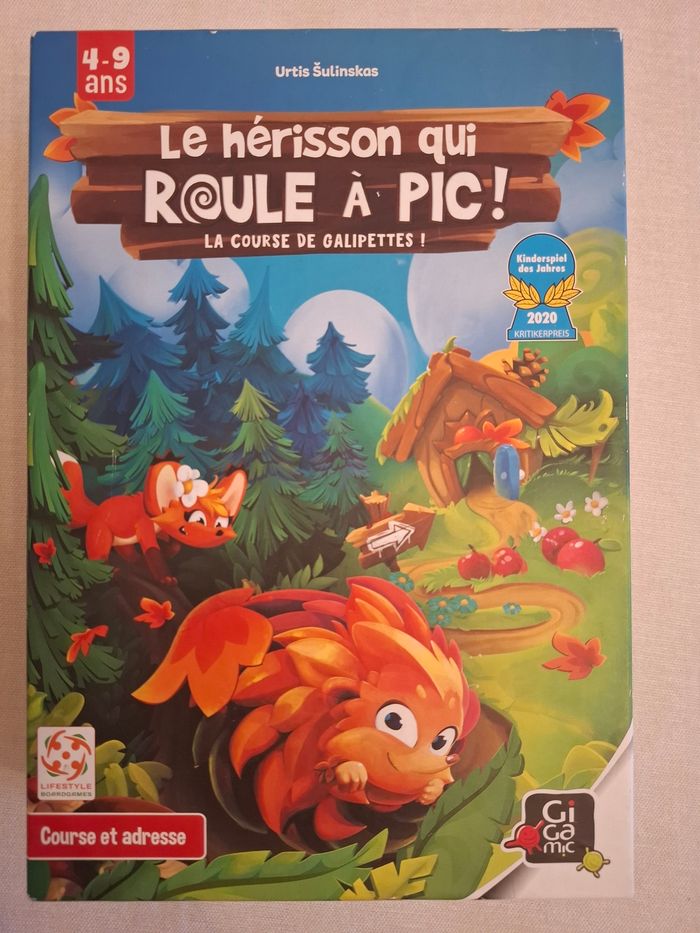Jeu “Le hérisson qui ROULE A PIC !” – Gigamic