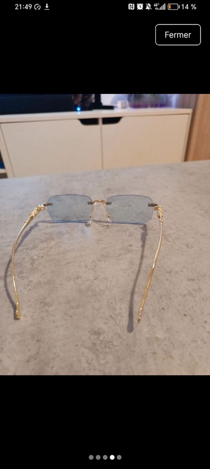 lunettes style cartier neuf - photo numéro 4